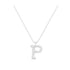 P - Letter Name Necklace Initial Necklace
