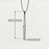 Tie Necklace Row Black Diamond - Paris No. 9