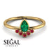 Pear Shaped Stacking Ruby Ring - Brianna No. 49 image 10