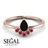 Pear Shaped Stacking Ruby Ring - Brianna No. 53 image 10