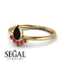 Pear Shaped Stacking Ruby Ring - Brianna No. 52 image 2
