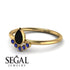 Pear Shaped Stacking Sapphire Ring - Brianna No. 67 image 2