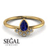 Pear Shaped Stacking Diamond Ring - Brianna No. 13 image 10