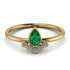 Pear Shaped Stacking Diamond Ring - Brianna No. 4