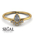 Pear Shaped Stacking Diamond Ring - Brianna No. 1 image 10