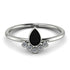 Pear Shaped Stacking Diamond Ring - Brianna No. 9