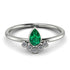 Pear Shaped Stacking Diamond Ring - Brianna No. 6 image 1