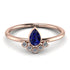 Pear Shaped Stacking Diamond Ring - Brianna No. 14 image 1
