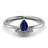 Pear Shaped Stacking Diamond Ring - Brianna No. 15