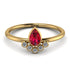 Pear Shaped Stacking Diamond Ring - Brianna No. 10 image 1