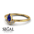 Pear Shaped Stacking Diamond Ring - Brianna No. 13 image 2