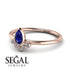Pear Shaped Stacking Diamond Ring - Brianna No. 14