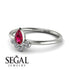 Pear Shaped Stacking Diamond Ring - Brianna No. 12