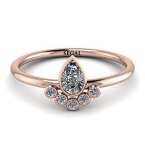 Pear Shaped Stacking Diamond Ring - Brianna No. 2 image 1