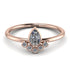 Pear Shaped Stacking Diamond Ring - Brianna No. 2
