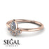 Pear Shaped Stacking Diamond Ring - Brianna No. 2