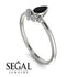 Pear Shaped Stacking Diamond Ring - Brianna No. 9