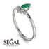Pear Shaped Stacking Diamond Ring - Brianna No. 6