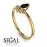 Pear Shaped Stacking Diamond Ring - Brianna No. 7