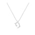 Pey - Hebrew Alef-Bet letter diamond Necklace - Pey letter