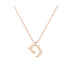 Pey - Hebrew Alef-Bet letter diamond Necklace - Pey letter