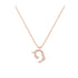 Pey - Hebrew Alef-Bet letter diamond Necklace - Pey letter