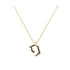 Pey - Hebrew Alef-Bet letter diamond Necklace - Pey letter