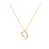 Pey - Hebrew Alef-Bet letter diamond Necklace - Pey letter