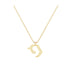 Pey - Hebrew Alef-Bet letter diamond Necklace - Pey letter