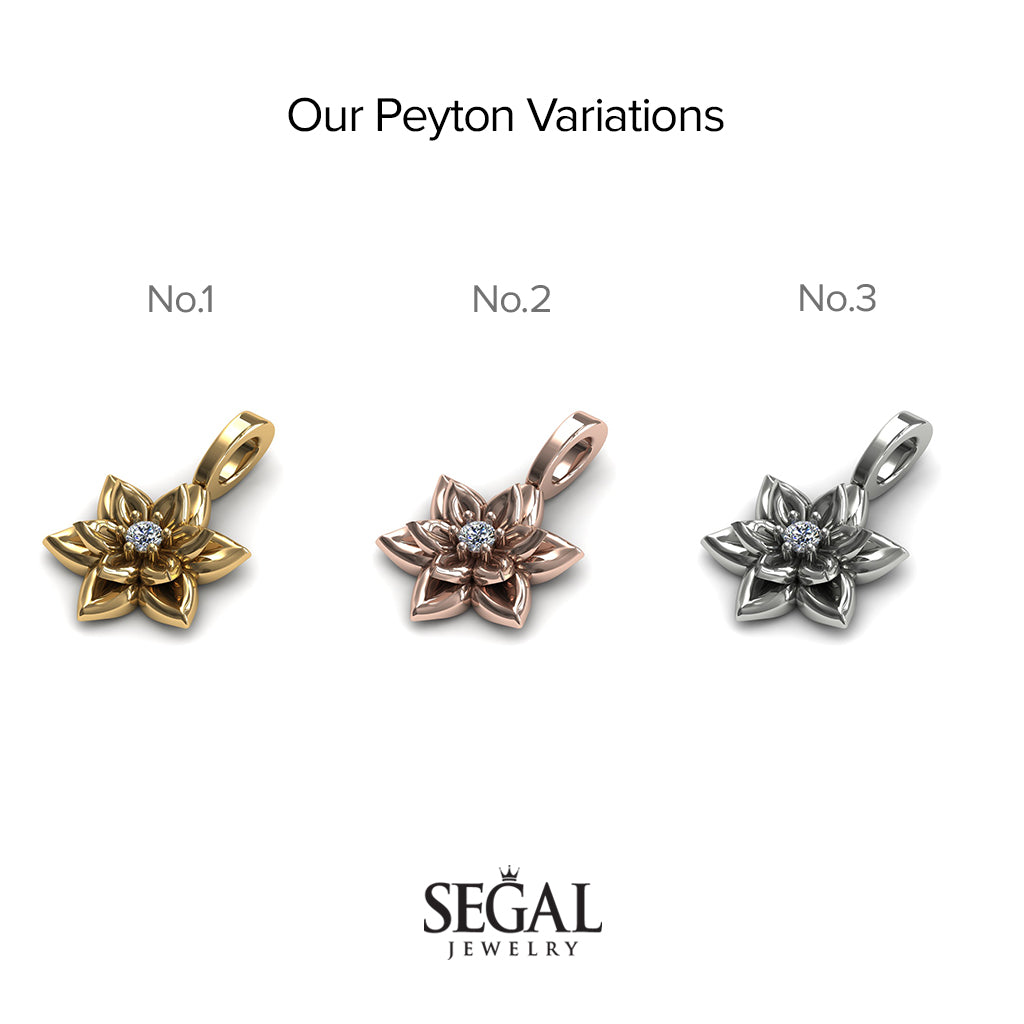 The Victorian Hexagon Diamond Pendant- Peyton no. 6
