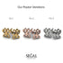 The Victorian Hexagon Diamond Earrings- Peyton no. 3 image 2
