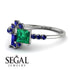 Princess Cut Mix Emerald Ring - Mya No. 66