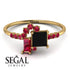 Princess Cut Mix Black Diamond Ring - Mya No. 52 image 2