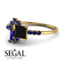 Princess Cut Mix Black Diamond Ring - Mya No. 67 image 3