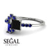 Princess Cut Mix Black Diamond Ring - Mya No. 69