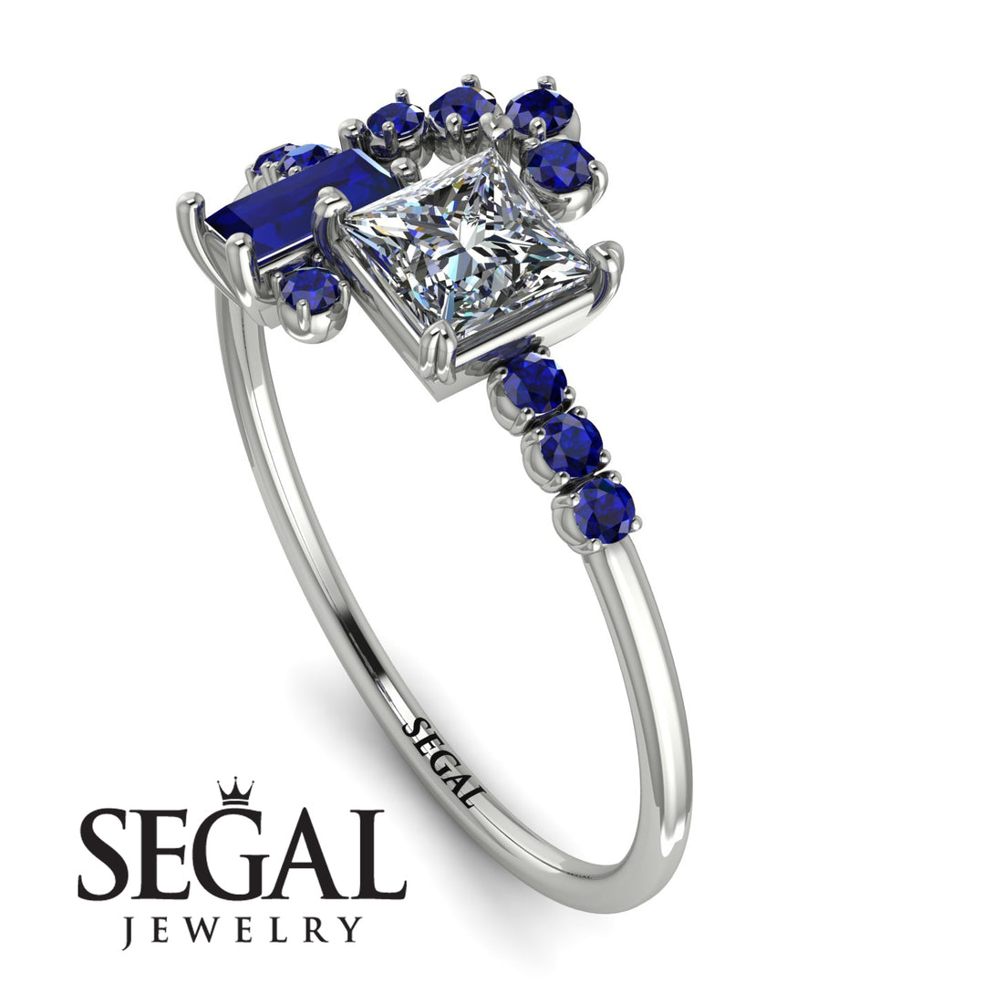 Princess Cut Mix Diamond Ring - Mya No. 63