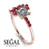 Princess Cut Mix Diamond Ring - Mya No. 47 image 10