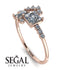 Princess Cut Mix Diamond Ring - Mya No. 2 image 10