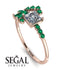Princess Cut Mix Diamond Ring - Mya No. 17