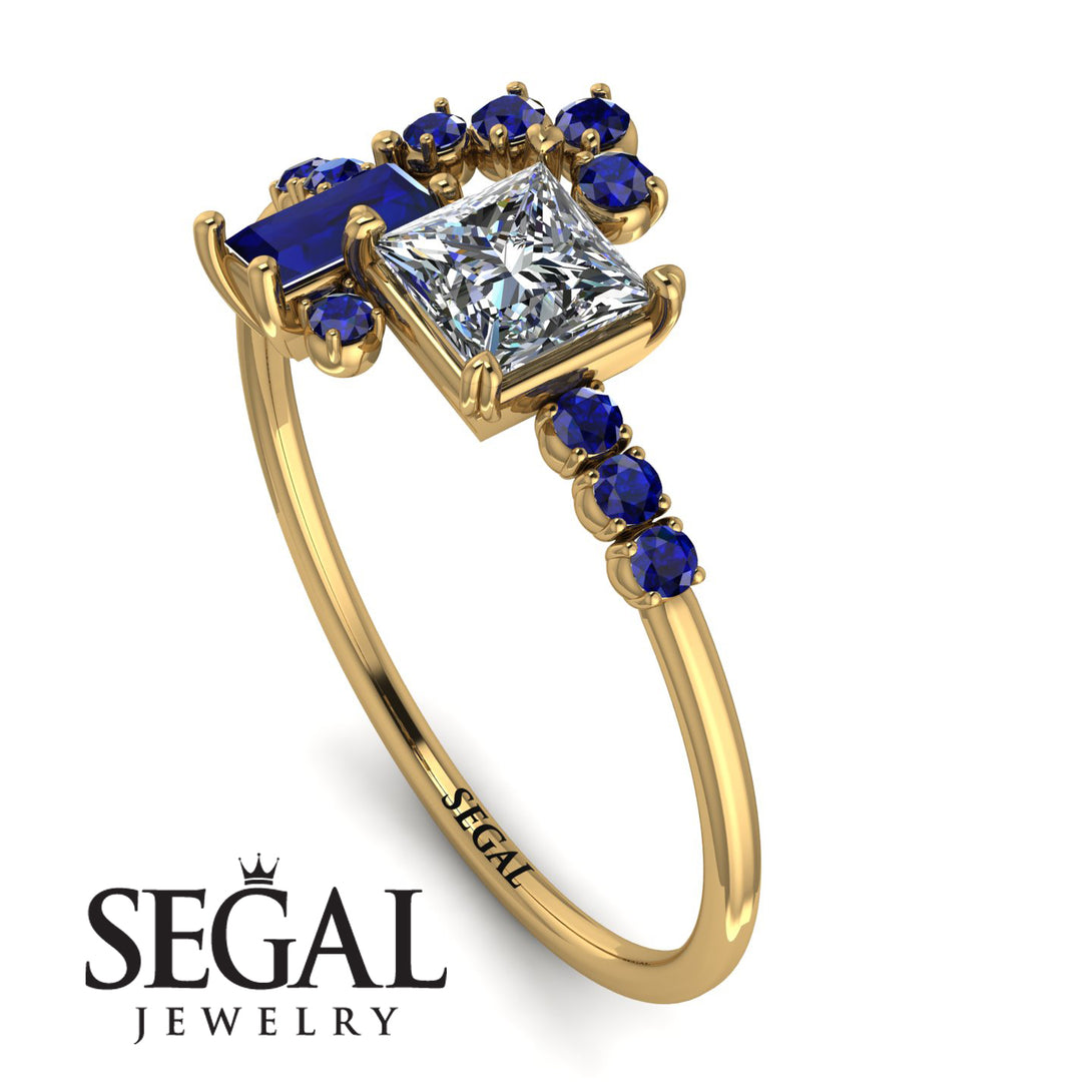 Princess Cut Mix Diamond Ring - Mya No. 61