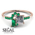 Princess Cut Mix Diamond Ring - Mya No. 17