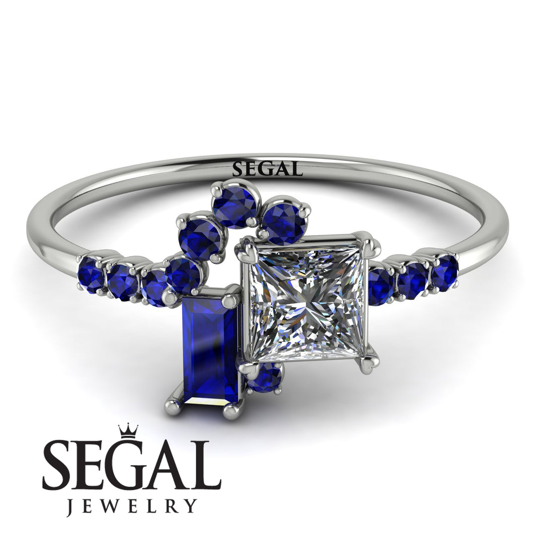 Princess Cut Mix Diamond Ring - Mya No. 63