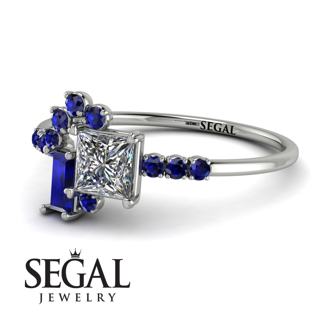 Princess Cut Mix Diamond Ring - Mya No. 63