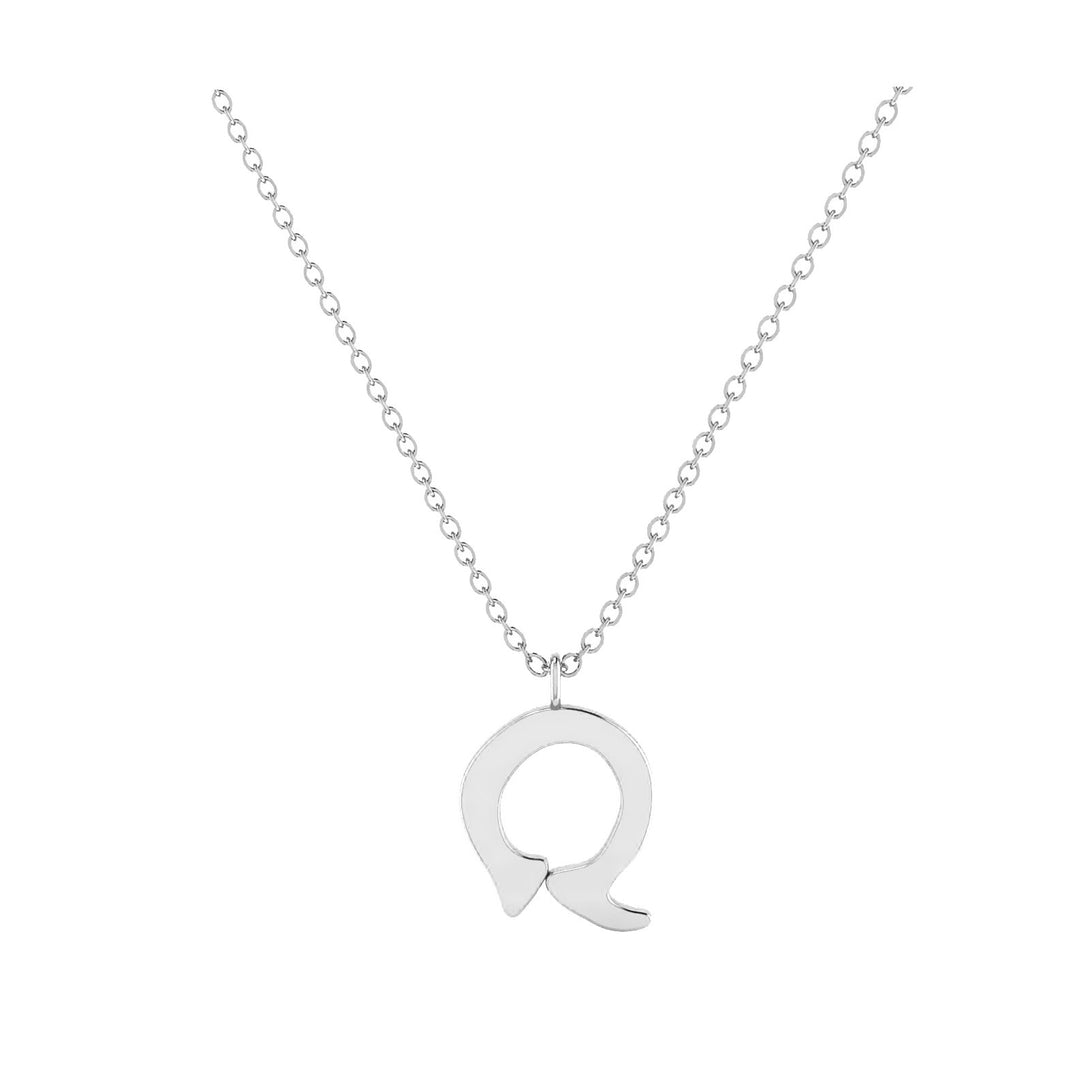 Q - Letter Name Necklace Initial Necklace