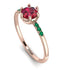 Basket Emerald Ring - Summer No. 26