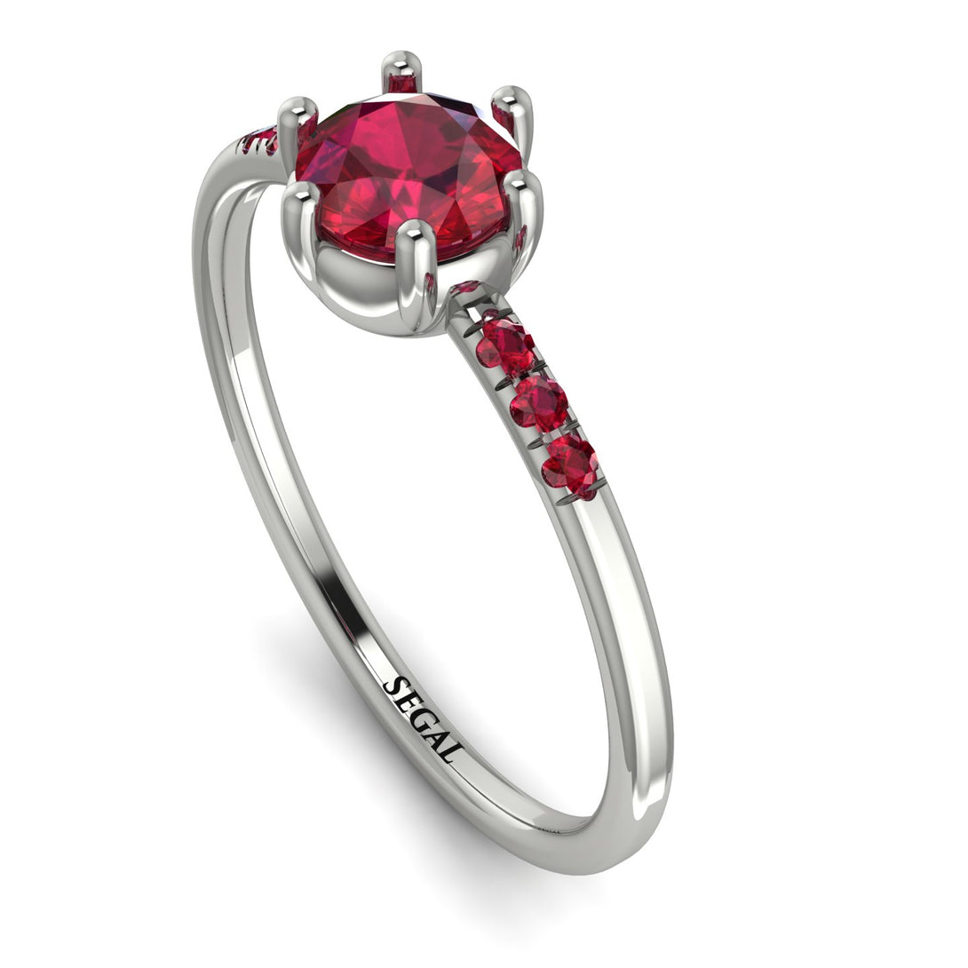 Basket Ruby Ring - Summer No. 57