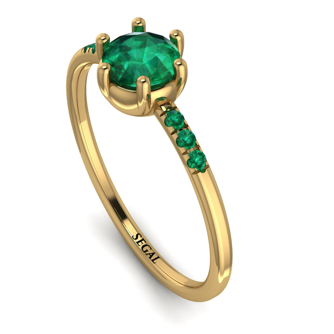 Basket Emerald Ring - Summer No. 19