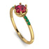 Basket Emerald Ring - Summer No. 25