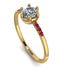 Basket Ruby Ring - Summer No. 46