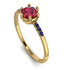 Basket Sapphire Ring - Summer No. 70